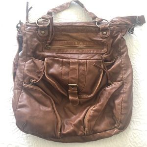 Brown messenger bag